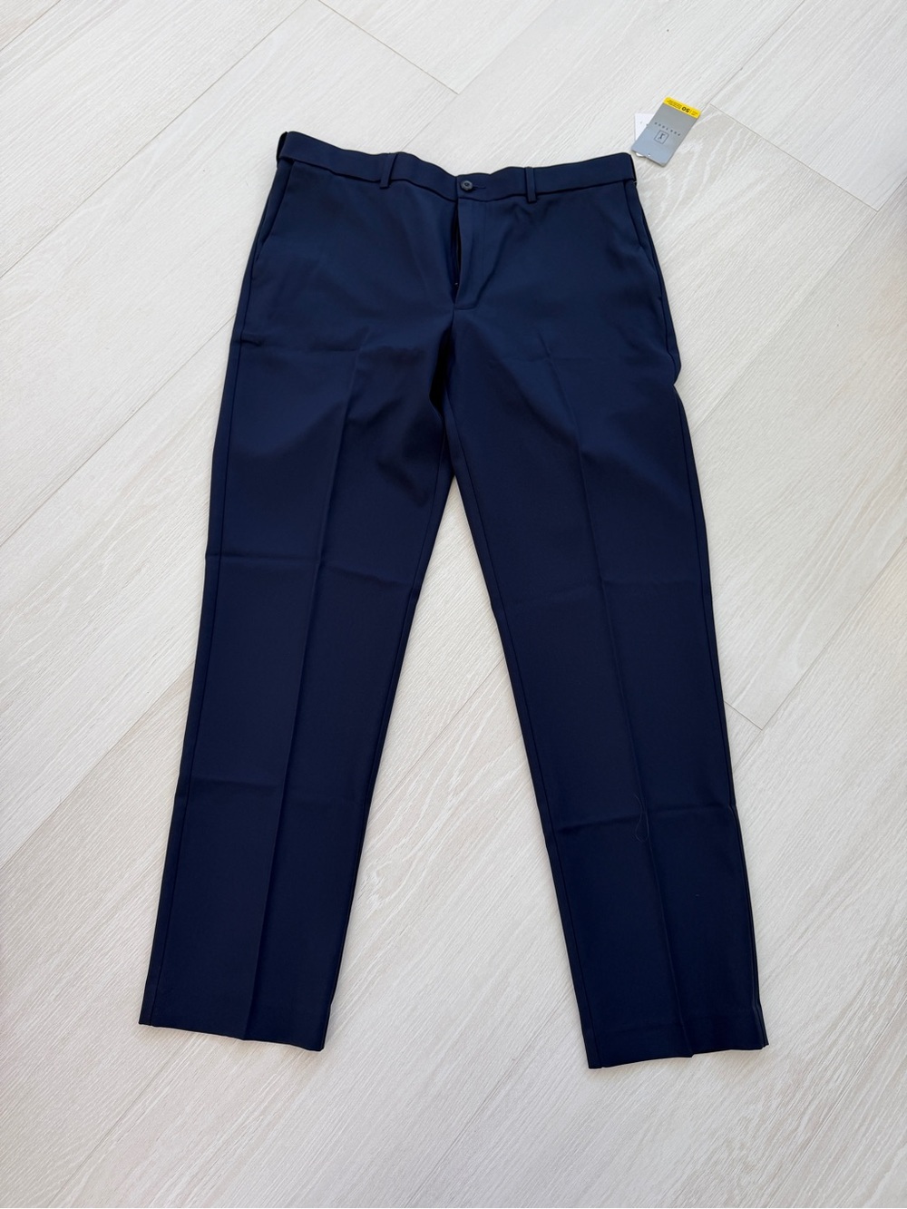 Men's Navy PGA Tour Golf Pants - Classic Flat Front